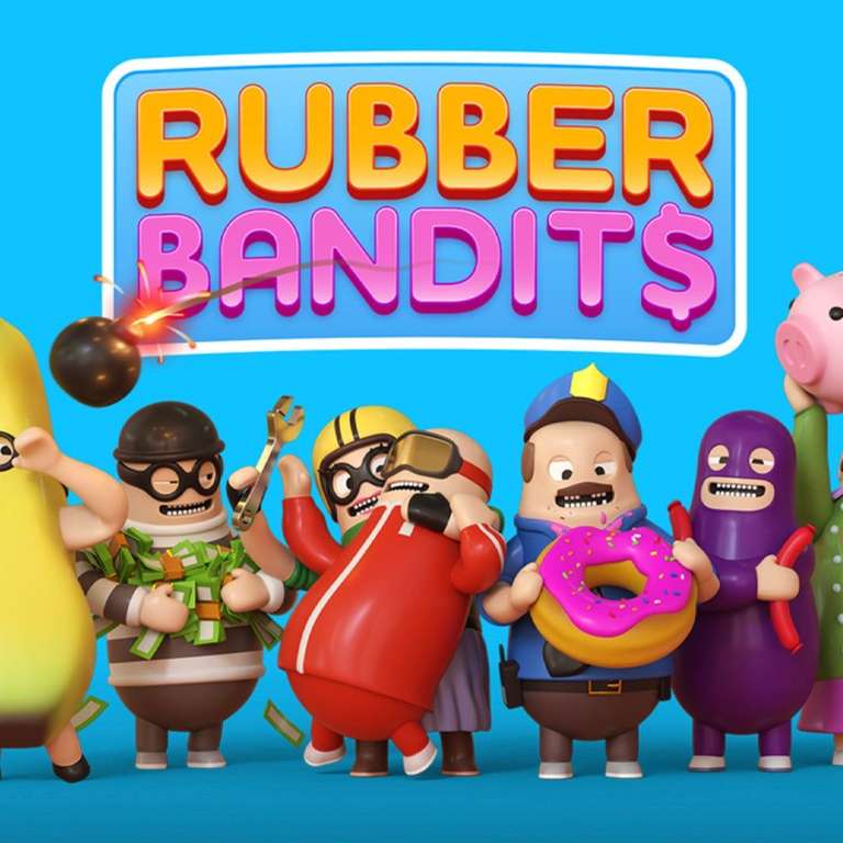 [Nintendo Switch] Rubber Bandits (multiplayer party game for up to 4 players) - PEGI 7